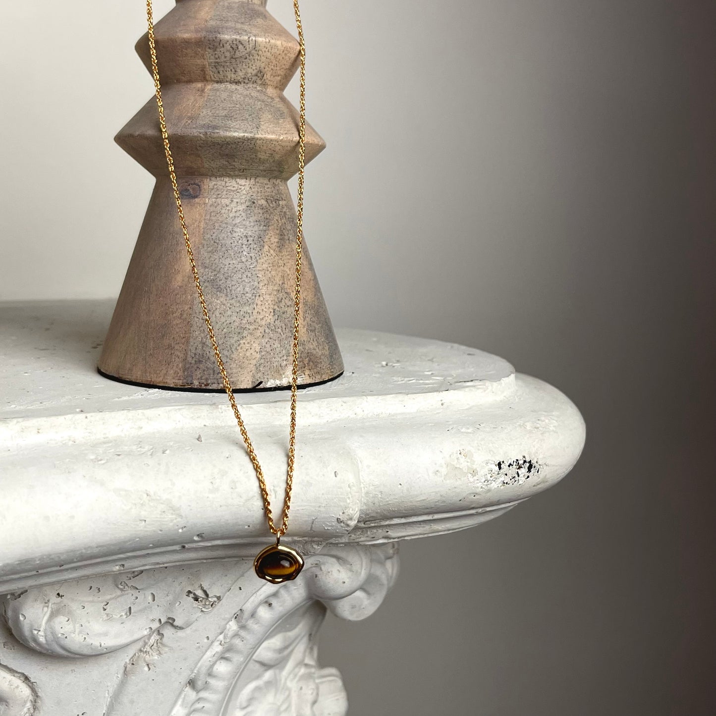 Tiger Eye Vintage Necklace