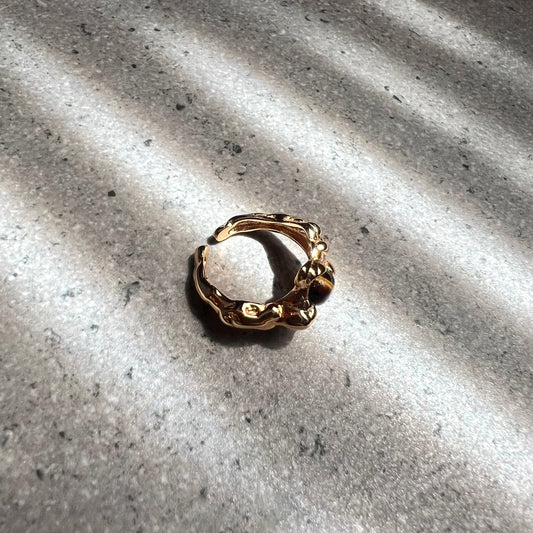 Rocky Tiger Eye Ring
